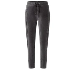 MAC JEANS - FUTURE, Cosy corduroy jersey grau