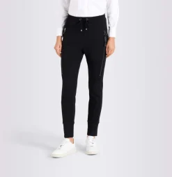 MAC JEANS - FUTURE, Stretch ribbon schwarz