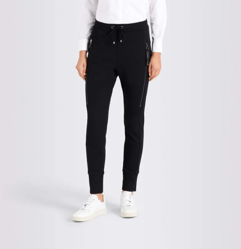 MAC JEANS - FUTURE, Stretch ribbon schwarz