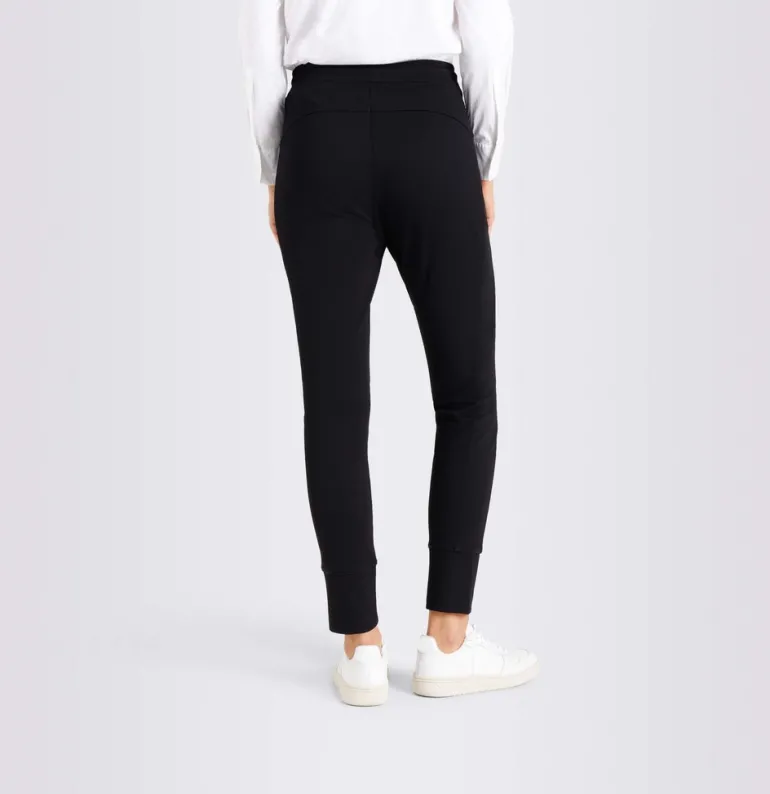 MAC JEANS - FUTURE, Stretch ribbon schwarz