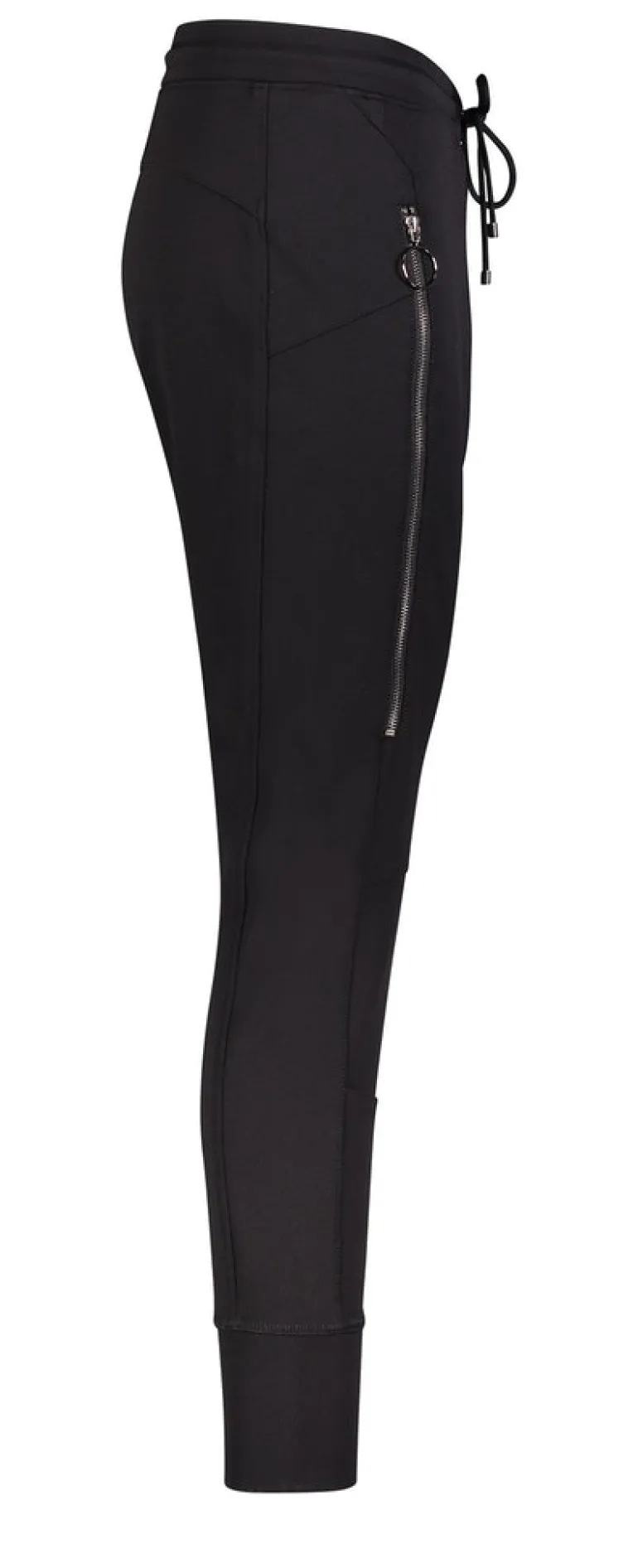 MAC JEANS - FUTURE, Stretch ribbon schwarz