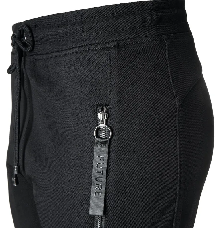 MAC JEANS - FUTURE, Stretch ribbon schwarz