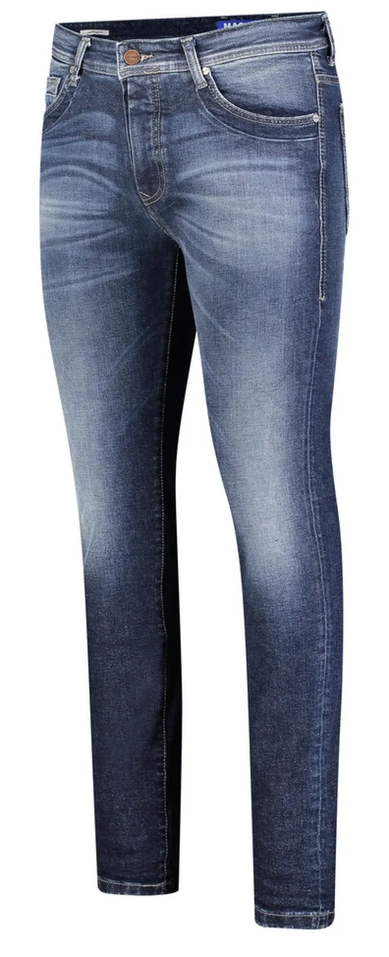 MAC JEANS - Garvin, 90s Denim blau4