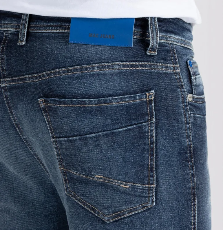 MAC JEANS - Garvin, 90s Denim blau4