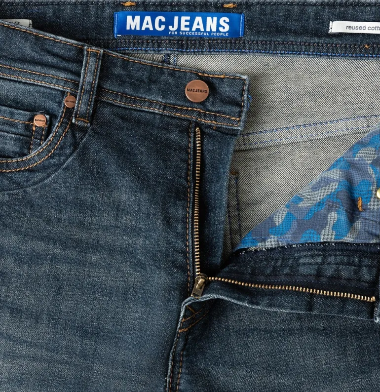 MAC JEANS - Garvin, 90s Denim blau3