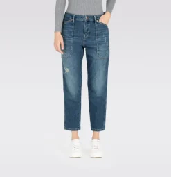 MAC JEANS - IOWA, Auth. comfort vintage denim blau