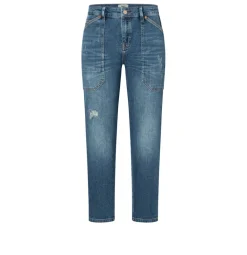 MAC JEANS - IOWA, Auth. comfort vintage denim blau