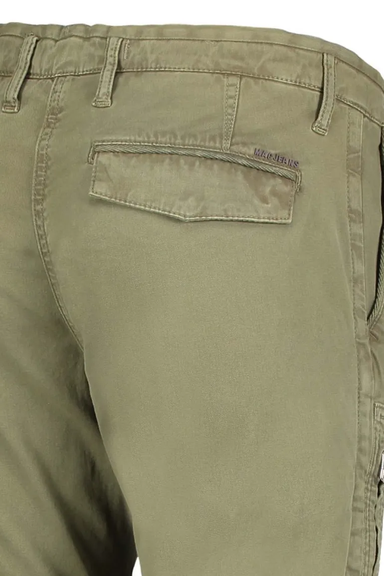 MAC JEANS - Lennox Cargo , Canvas Stretch grün