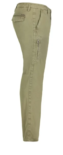 MAC JEANS - Lennox Cargo , Canvas Stretch grün