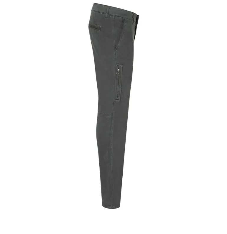 MAC JEANS - Lennox Worker, Broken Twill Stretch grau