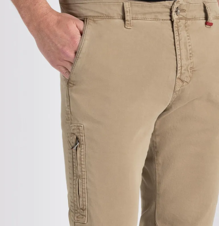 MAC JEANS - Lennox Worker, Canvas Stretch braun