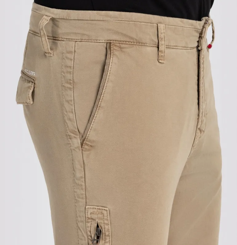 MAC JEANS - Lennox Worker, Canvas Stretch braun