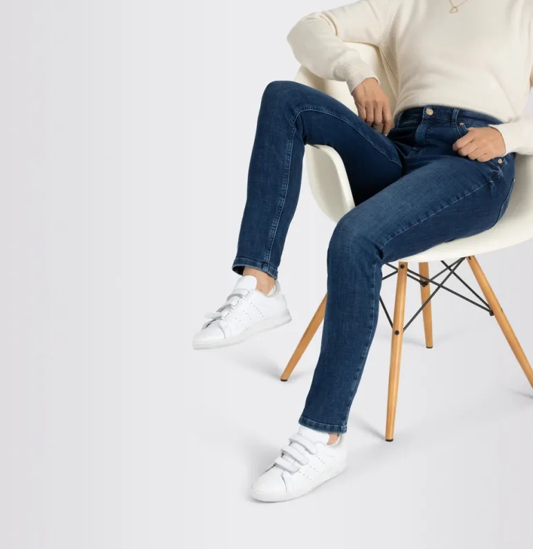MAC JEANS - MEL, Light authentic denim blau4