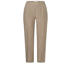 MAC JEANS - NORA, Pure linen braun