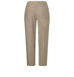 MAC JEANS - NORA, Pure linen braun