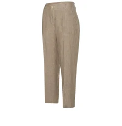 MAC JEANS - NORA, Pure linen braun