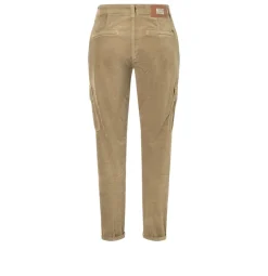MAC JEANS - RICH CARGO, Baby soft corduroy grün