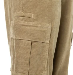 MAC JEANS - RICH CARGO, Baby soft corduroy grün