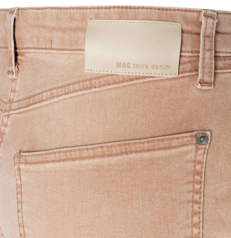 MAC JEANS - RICH CARROT, GOTS Terra denim rot