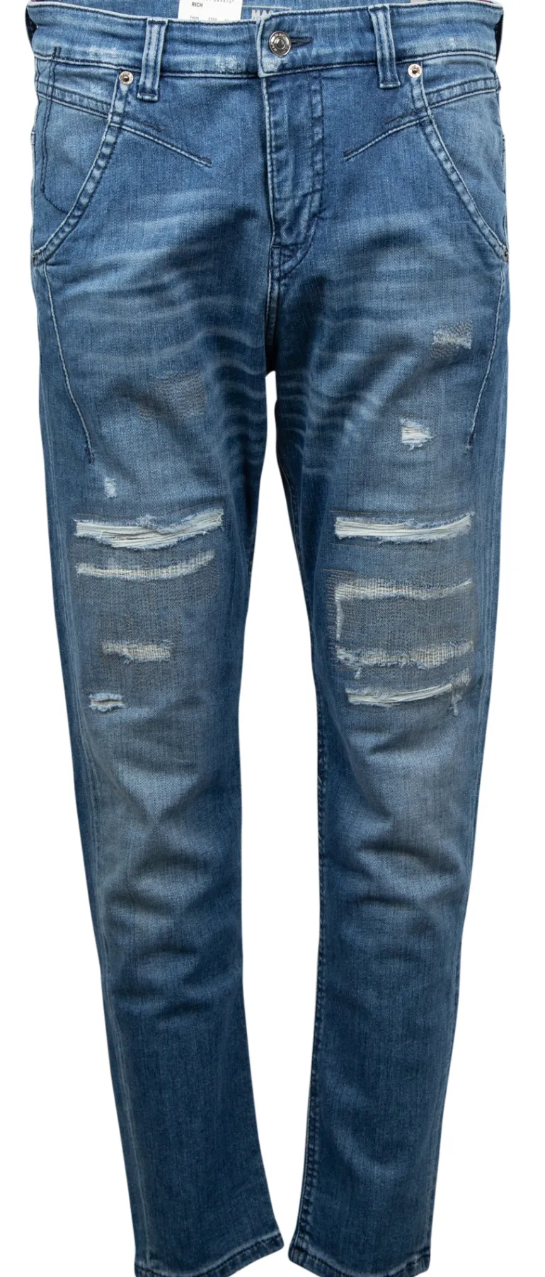 MAC JEANS - RICH , Organic Stretch Denim blau