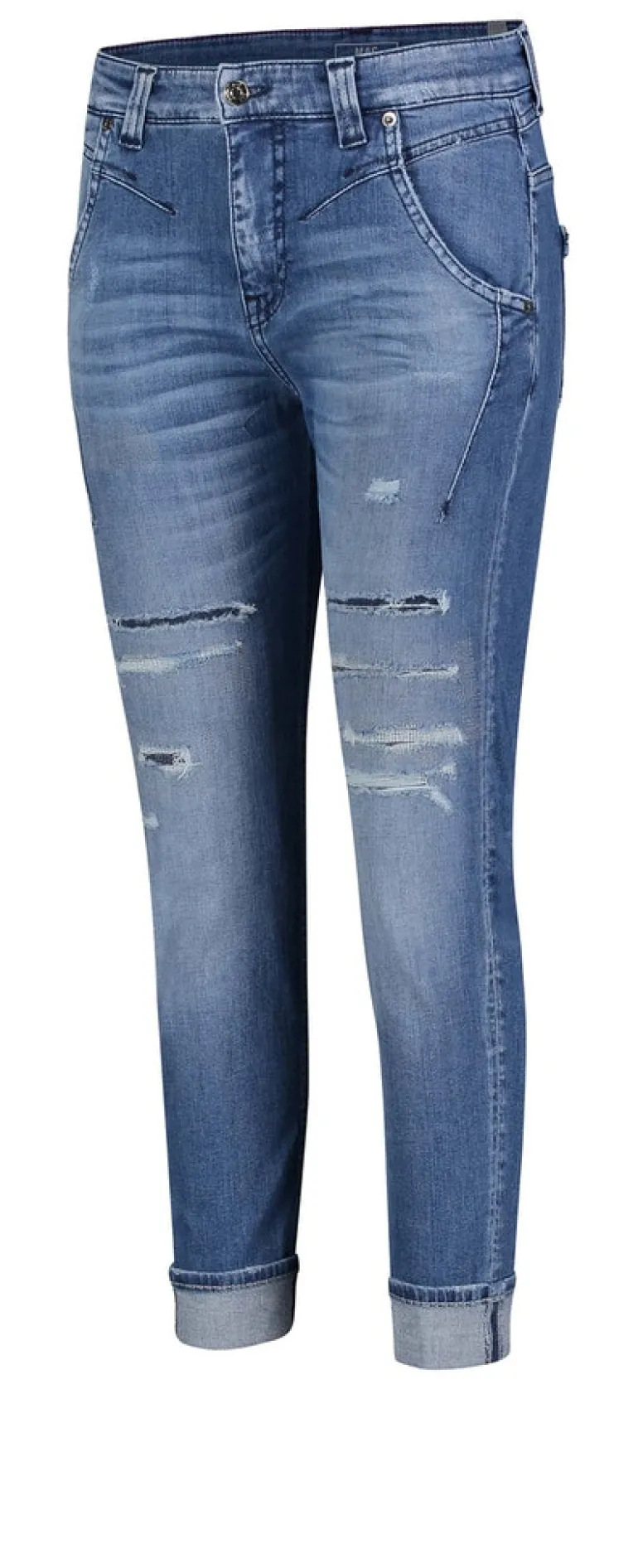 MAC JEANS - RICH , Organic Stretch Denim blau