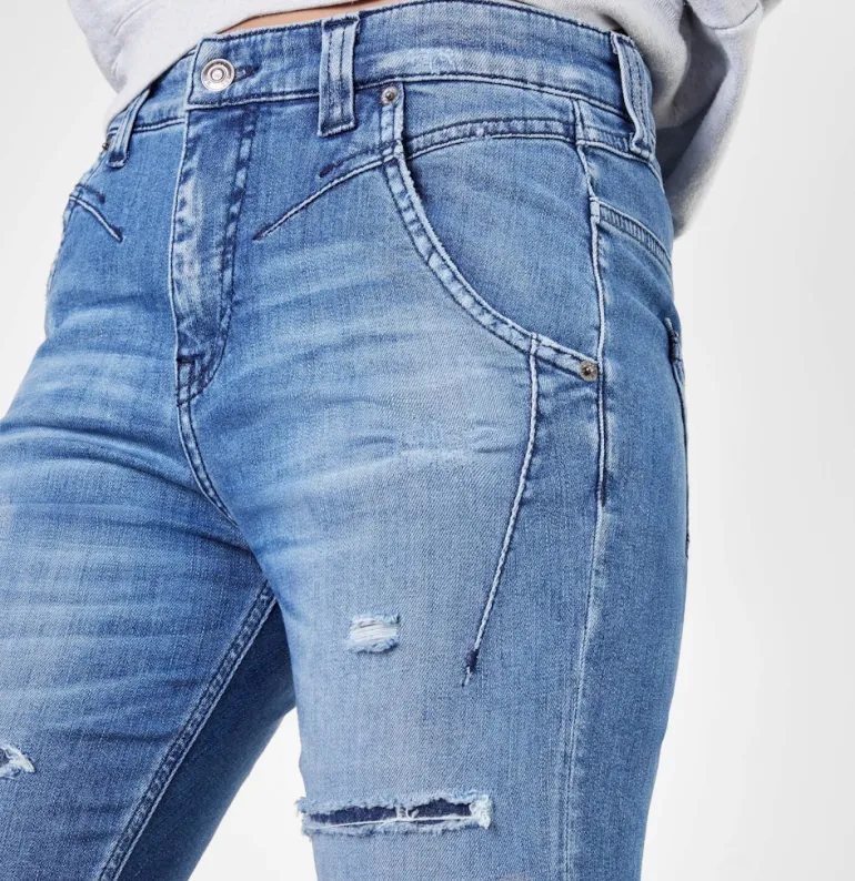 MAC JEANS - RICH , Organic Stretch Denim blau