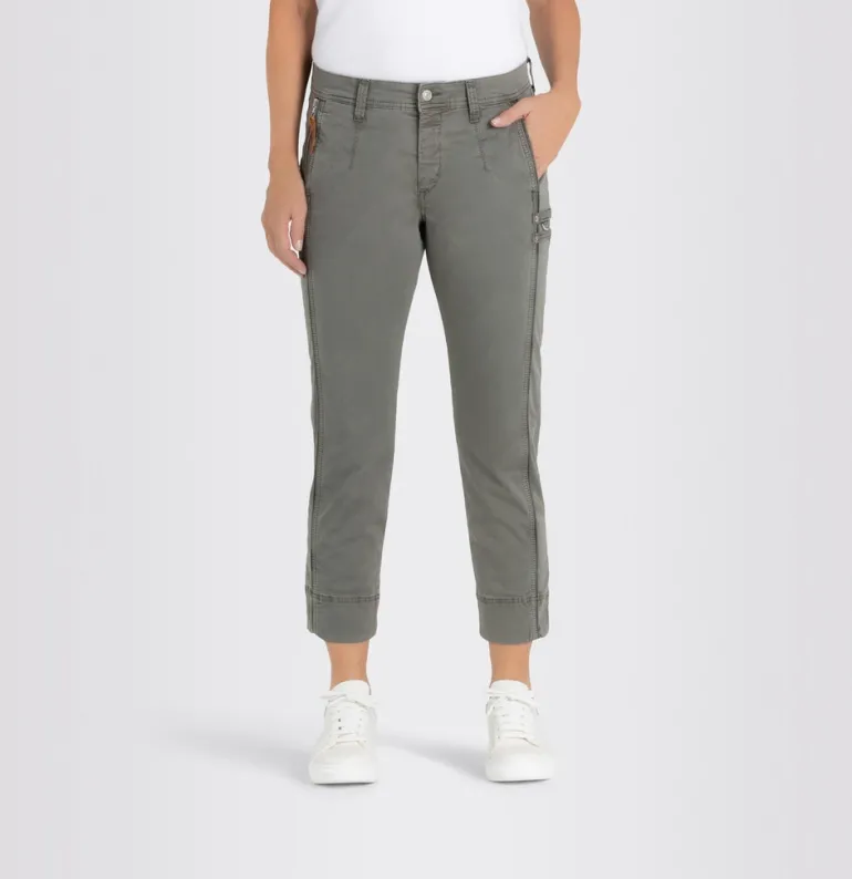 MAC JEANS - RICH, Rich cotton grün