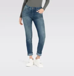 MAC JEANS - RICH SLIM, Light authentic denim blau
