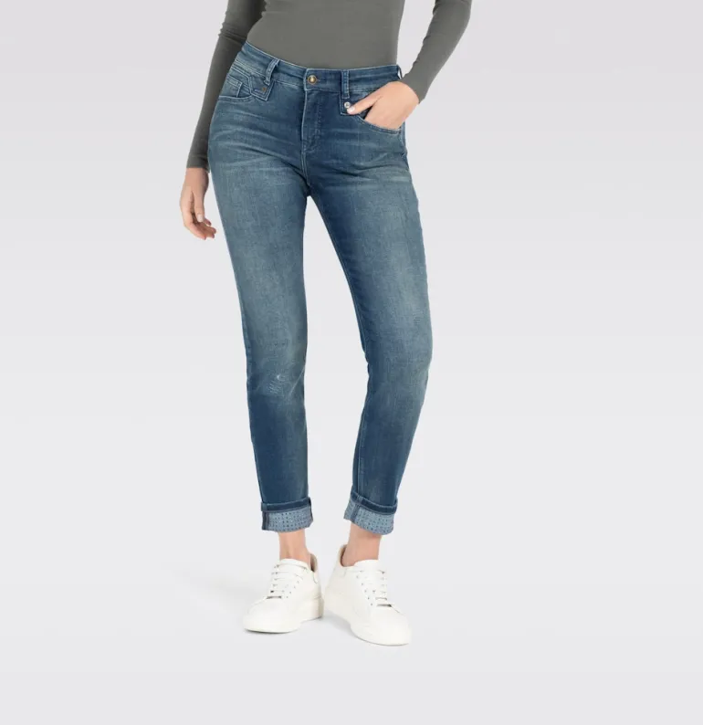 MAC JEANS - RICH SLIM, Light authentic denim blau