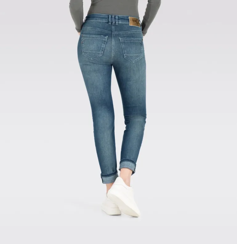 MAC JEANS - RICH SLIM, Light authentic denim blau