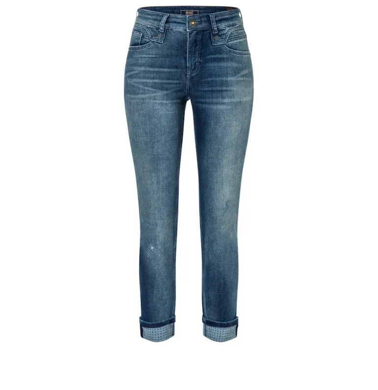 MAC JEANS - RICH SLIM, Light authentic denim blau
