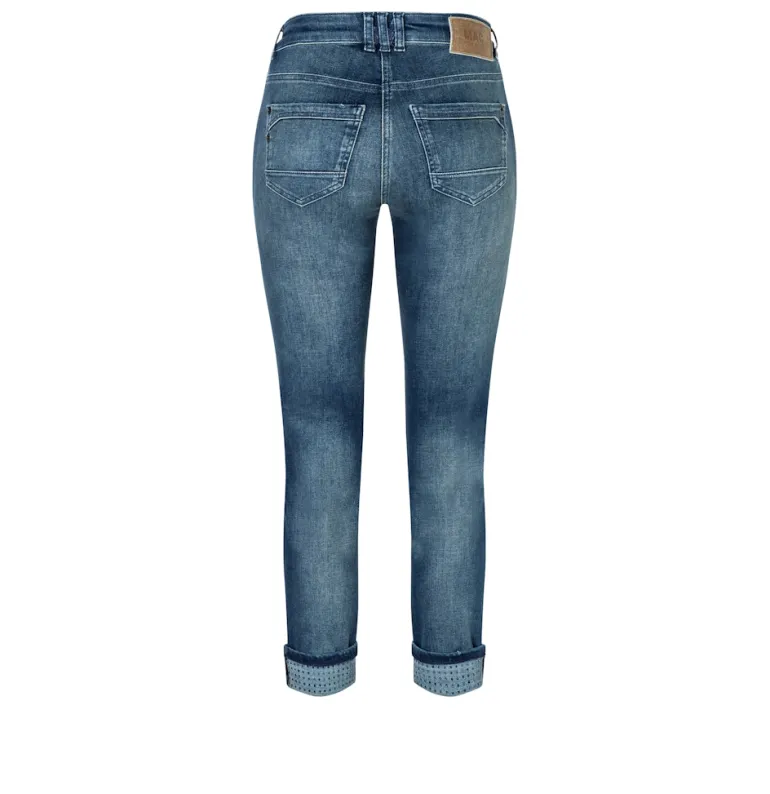 MAC JEANS - RICH SLIM, Light authentic denim blau