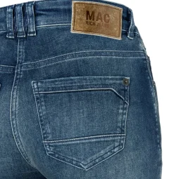 MAC JEANS - RICH SLIM, Light authentic denim blau