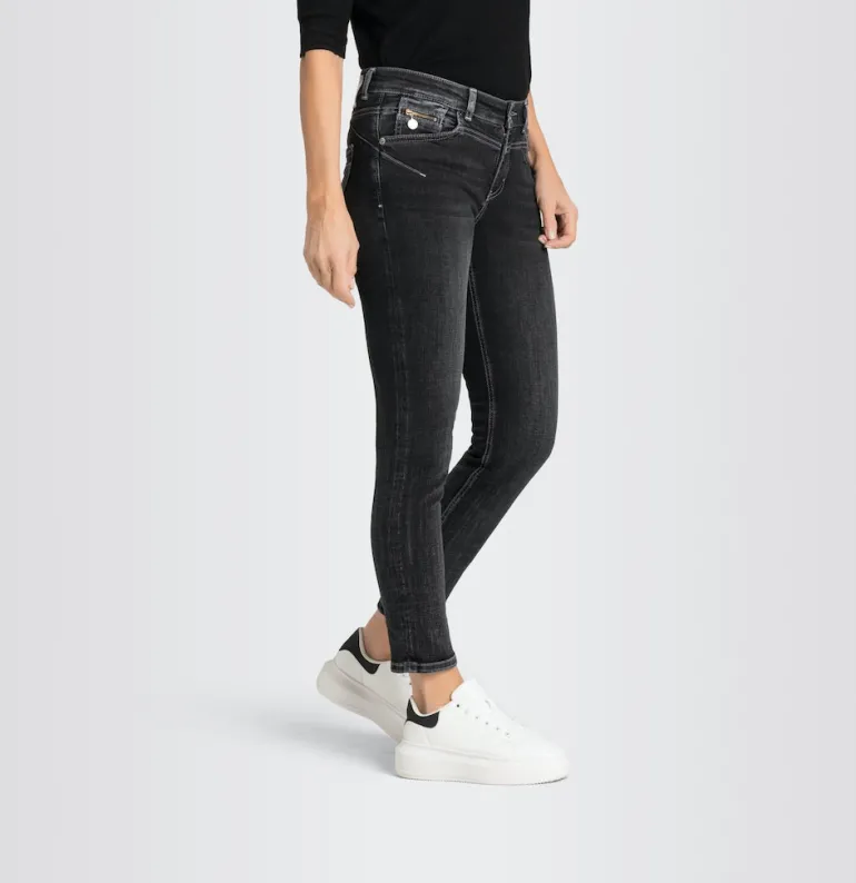 MAC JEANS - RICH SLIM, Light authentic denim grau