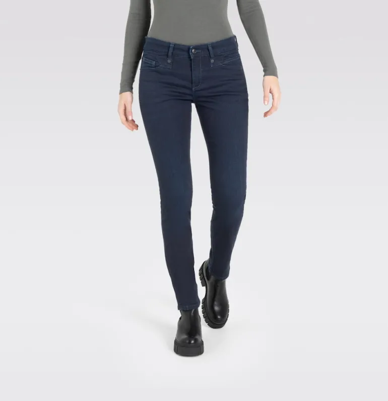 MAC JEANS - RICH SLIM, Light authentic denim blau