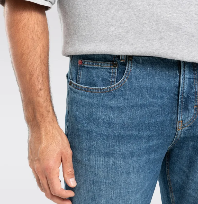 MAC JEANS - Rick, Vintage Denim blau2