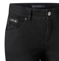 MAC JEANS - SLIM, PERFECT Fit Forever Denim schwarz
