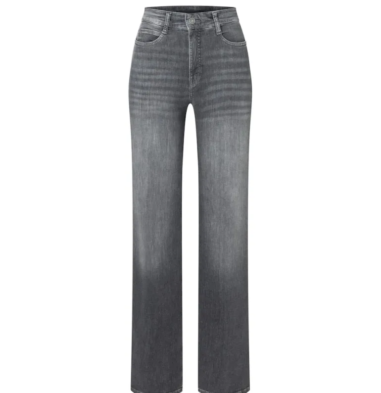 MAC JEANS - WIDE, Authentic Stretch Denim grau