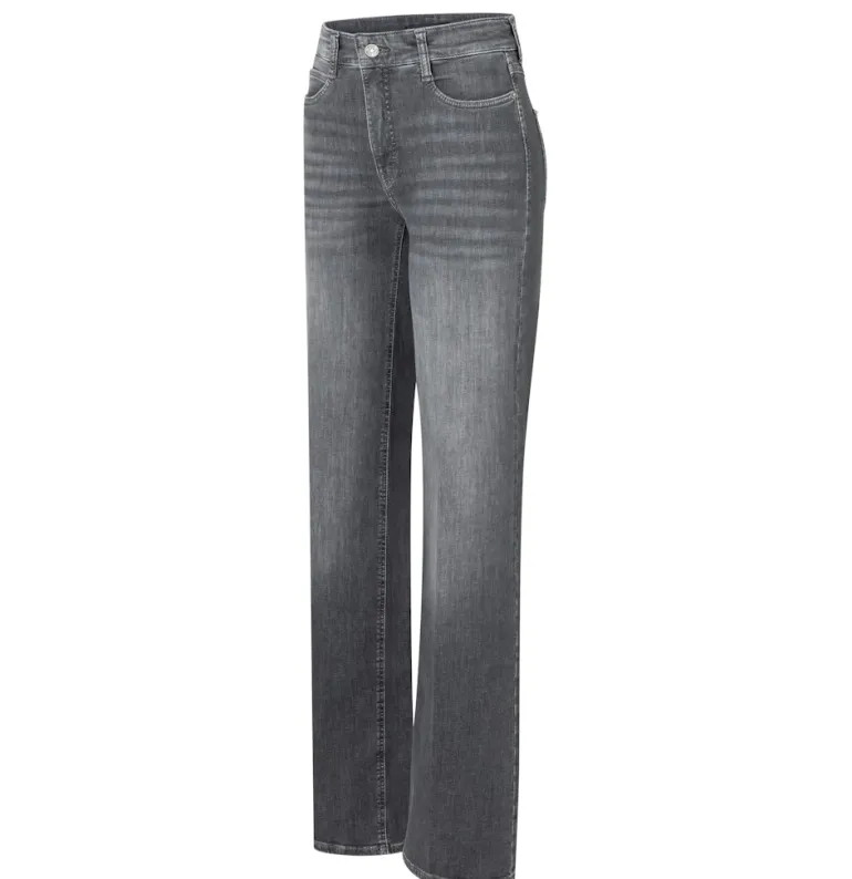 MAC JEANS - WIDE, Authentic Stretch Denim grau