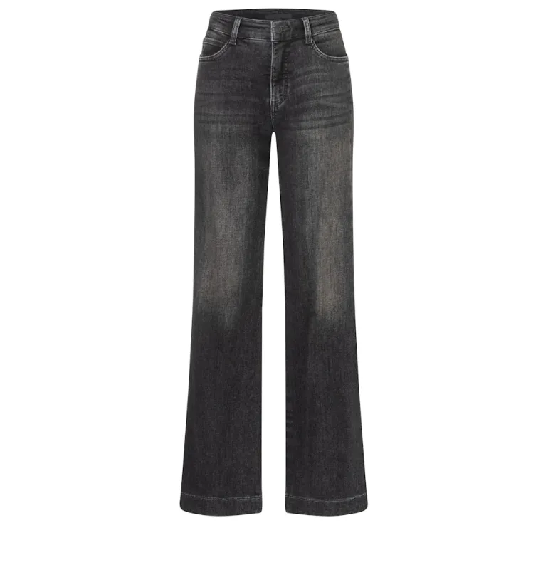 MAC JEANS - WIDE, Authentic Stretch Denim schwarz