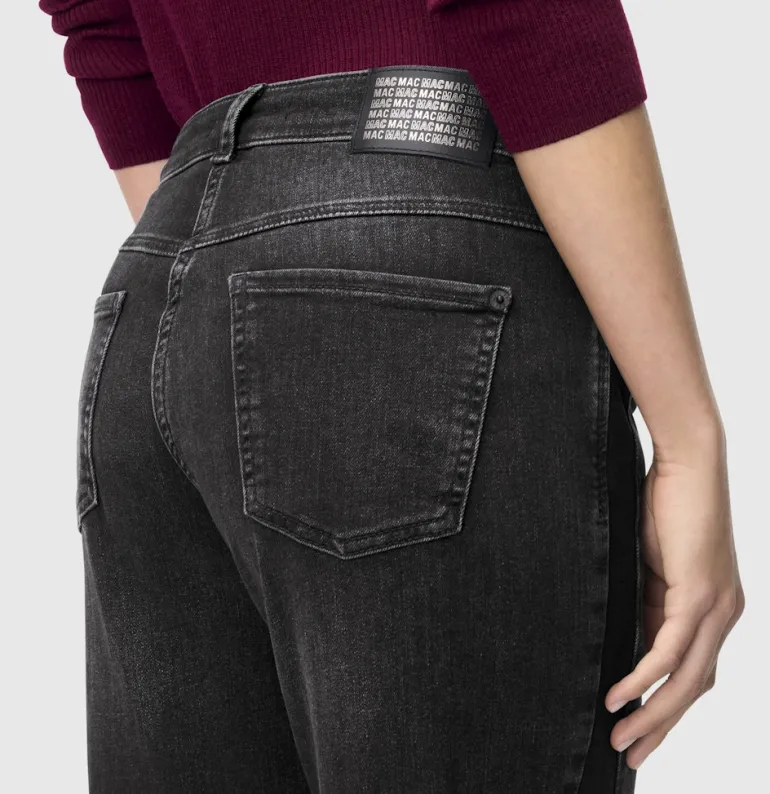 MAC JEANS - WIDE, Authentic Stretch Denim schwarz