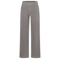MAC JEANS - WIDE, Baby soft corduroy grau