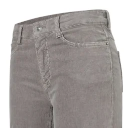 MAC JEANS - WIDE, Baby soft corduroy grau