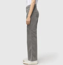 MAC JEANS - WIDE, Baby soft corduroy grau