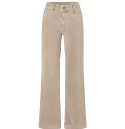MAC JEANS - WIDE, Baby soft corduroy beige