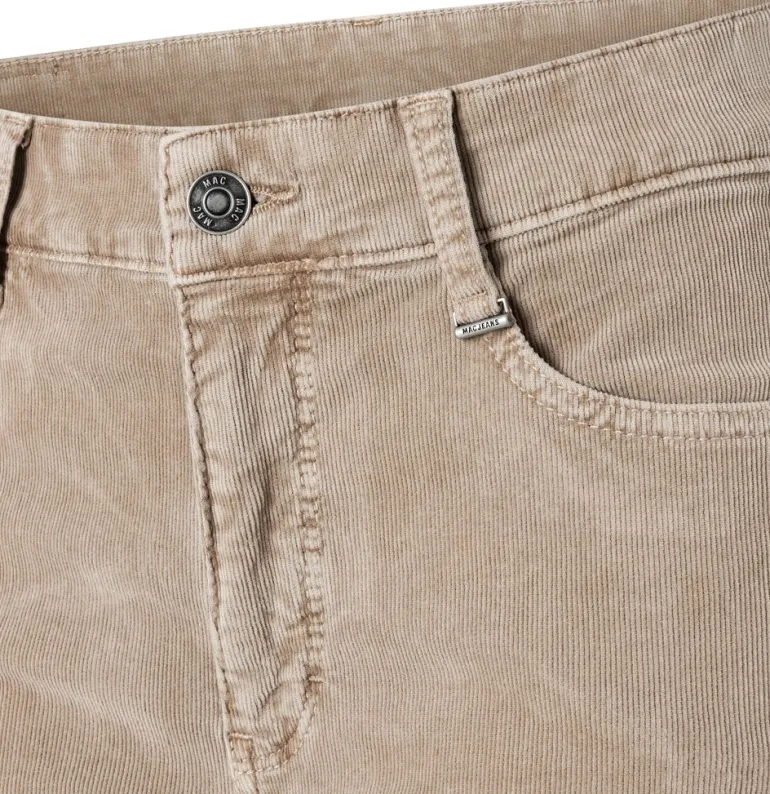 MAC JEANS - WIDE, Baby soft corduroy beige