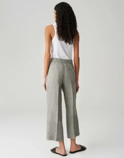 Maikito linen olive leaf