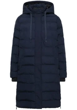 Mantel mit nahtloser Steppung dark navy blue