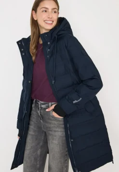 Mantel mit nahtloser Steppung dark navy blue