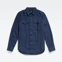 Marine Slim Shirt ls sartho blue gd